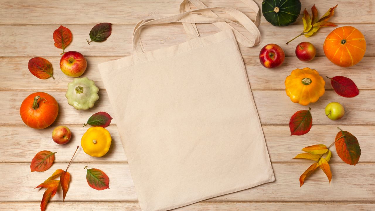 A custom designed fall tote bag can be the perfect promotional product for Franklin organizations.